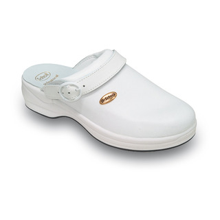 NEW BONUS Unpunched bílé zdravotní pantofle