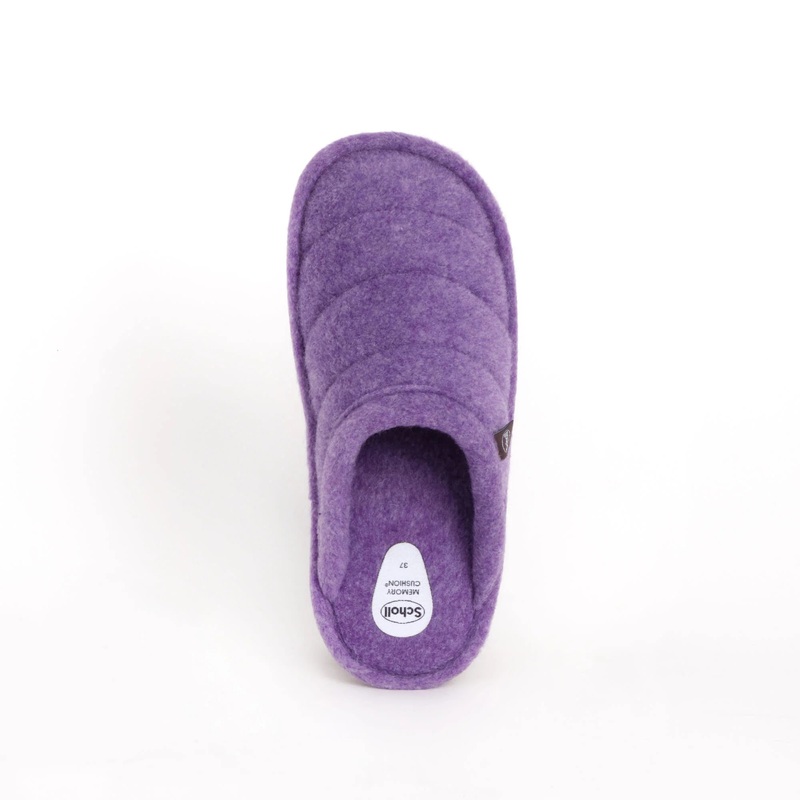 Scholl PAFFO fialová domácí zdravotní obuv