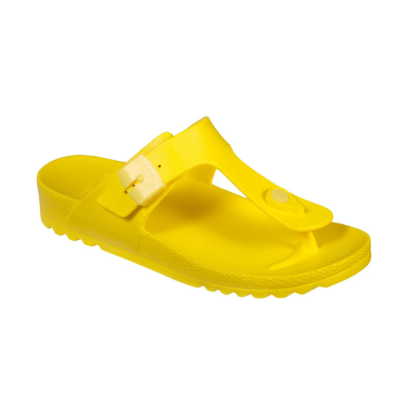 Scholl BAHIA FLIP-FLOP žluté zdravotní pantofle