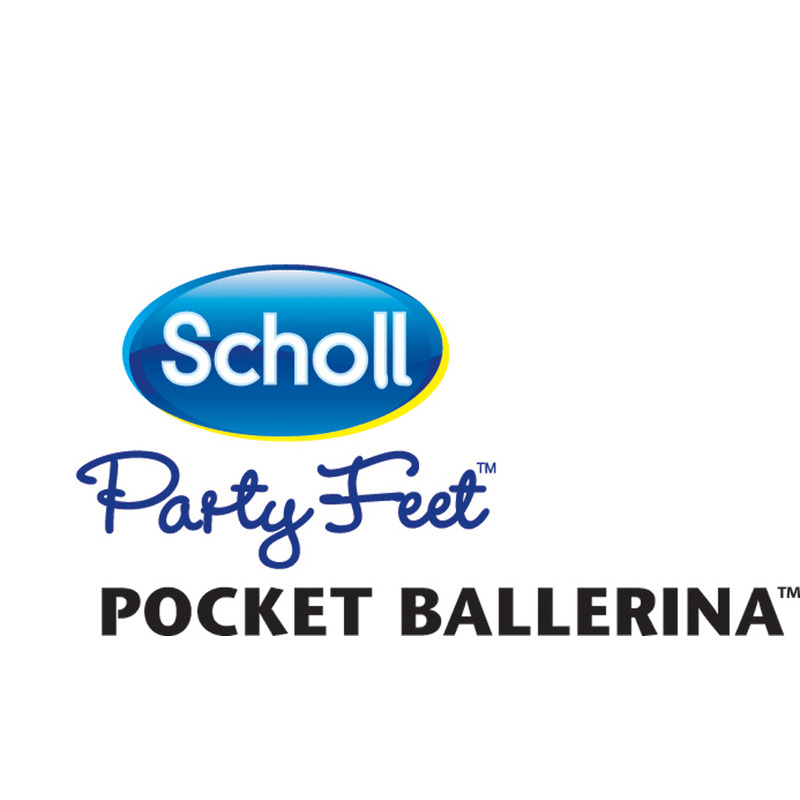 Scholl Pocket Ballerina PAILLETTES - stříbrné baleríny